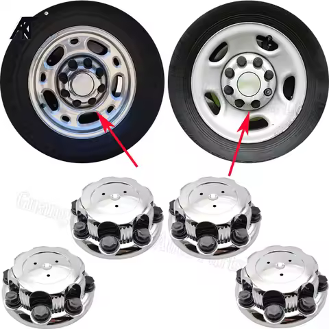 4PCS Wheel Hub for Chevy Express Van 2500 3500 8 LUGS CAP Center Cap Hub Wheel Cover OEM 9597163 959