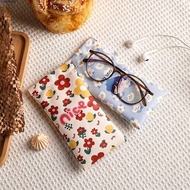 ZHAOX55OI Glasses Box, Storege  PU Leather Glasses Bag, Cartoon Printed Portable Eyewear Protector