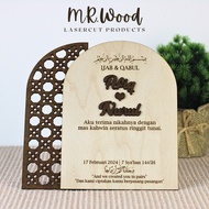 FRAME MAS KAHWIN IJAB QABUL - Ship out in 1-3 Days