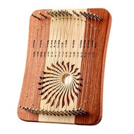 Hluru 17/31 Strings Lyre Harp Portable  Harp Beginner Fingerplaying Finger Piano Special Musical Ins