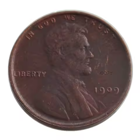 Reproduction US Lincoln 1909 Penny Copper Commemorative Coins