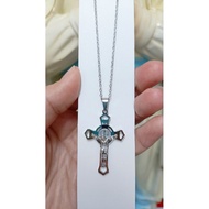 Benedict Pendant Cross Necklace Bol L4/23 - Cross Necklace - Pendant Necklace - Pendant BND - Neckla