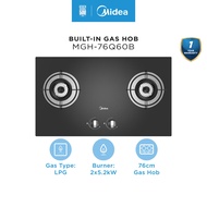 Midea MGH-76Q60B Built-In Gas Hob With 5.2kW Burners
