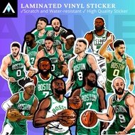 BOSTON CELTICS NBA STICKERS ~ LAMINATED VINYL STICKERS ~ANIMEHOLIC