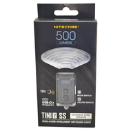 NITECORE 奈特科爾 不鏽鋼鑰匙扣燈 OLED顯示 USB-C 智能鎖鍵  TINI2 SS 500流明  1個