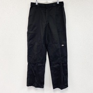 Dickies 雙膝加強工裝褲，黑色，W34 碼（古著）