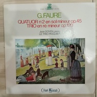 JEAN DOYEN, PASQUIER TRIO - Faure: Quartet No. 2 in G Minor vinyl lp