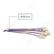 20cm G9 Type Power Socket Led Lamp Bulb Base 250V 2A Ceramic Holder Cable Wire Connector for G9 Halo