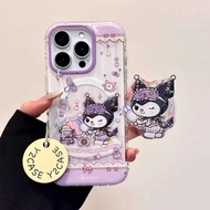 Cute Kuromi OPPOReno1514131211Phone Case A97A96A72 Magnetic A3A5A6pro Soft