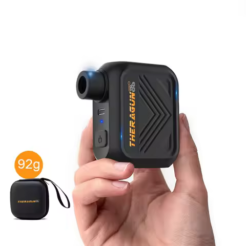 THERAGUN Mini Portable Bicycle Pump Rechargeable Air Inflator 100PSI 5V Type-C Bike Accessories for 