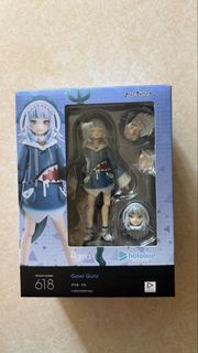 已開 新淨 一定要睇詳情 Max Factory Figma Hololive Production Gawr Gura vtuber 噶嗚‧古拉  附特典 特典版 618