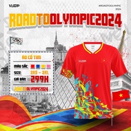 VLOOP Cardigan Sports Shirt, 2024 Olympic Competition Sports Shirt, Men's and Women's Table Tennis S