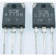 Imported Disassembly Sanken Power Amplifier Pair Tube 2SA1186/2SC2837 C2837/A1186 Test Good Pair 5 Y