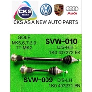 VOLKSWAGEN GOLF MK6 MK7 2.0L DRIVE SHAFT FRONT