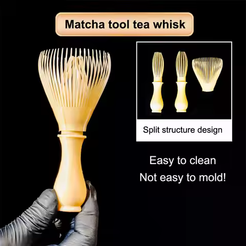 Traditional Matcha Whisk Reusable Resin Matcha Whisk Chasen Dishwasher Safe Matcha Stirrer Matcha Gr