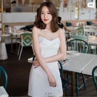 Women White Jerico ROM Dinner Casual Dress