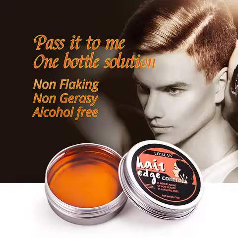 Styling Retro Hair Oil, Hair Wax Oil Hair Paste, Big Back Men's Styling, 4 Colors Hair Gel Hair Mud,