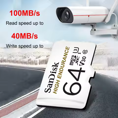 SanDisk HIGH ENDURANCE Memory Card Micro SD 32GB 64GB 128GB 256GB Class 10 UHS-1 V30 U3 4K MicroSD T
