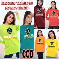 H3RBAL1FE LA GALAXY GYM SHIRT (FREE ADD CLUB NAME)