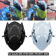 Motorcycle Accessories Windscreen Windshield Shield Screen with Bracket For Suzuki GSX-S750 GSXS750 