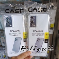 Soft Case Clear OPPO A55 4G Transparent Casing Camera Protector