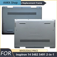 NEW For Dell Inspiron 14 5482 5491 2-in-1 Laptop Bottom Cover Case Laptop Frames silvery blue AAKK S