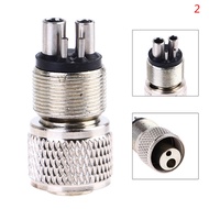 Dental High Speed Handpiece Turbine Adapter 4 to 2 Holes Changer Connector