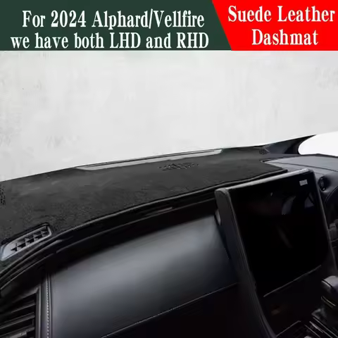 Leather Dashmat Dashboard Cover Pad Dash Mat Carpet Car Styling Accessories For 2024 TOYOTA Alphard 