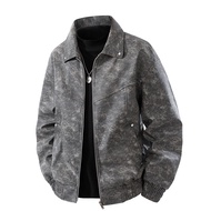 แจ็กเก็ตสำหรับผู้ชายเสื้อโค้ตลำลองธุรกิจขนาดใหญ่สำหรับฤดูใบไม้ร่วง7XL 6XL 8XL เสื้อนอกสีกากีทรงหลวมค