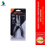 [ST-GR MY] Punch 1 Hole Elephant SP-100 Heavy Duty Puncher With Soft Rubber Grip | Penebuk Lubang | 