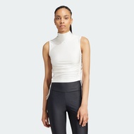 adidas Lifestyle Ruched 3-Stripes Crop Top Women White IY9232