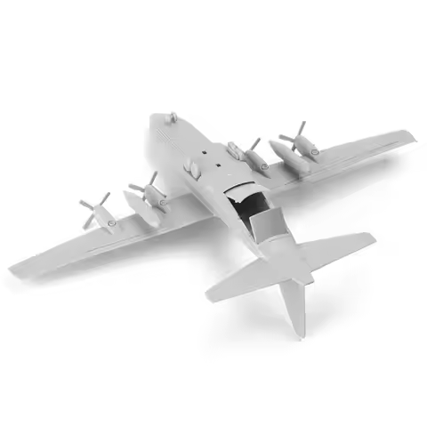 Mini Model C130 Transporter Assembly Model Plastic Airplane Model 1 144 for Aviation Enthusiast Gift