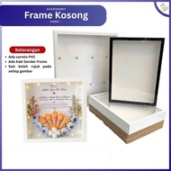 VISTA | Frame Kosong Maskawin | Frame Gambar | 3D Wooden Frame For DIY