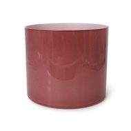 Crystal Soul 432Hz Rose Red Flat-Bottomed Crystal Singing Bowl Novice Friendly Tone Transparent Deli