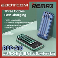 [Ready Stock] Remax RPP-218 Kayeo Series 22.5W PD +QC Single USB Port 10000mAh Fast Charge Power Bank