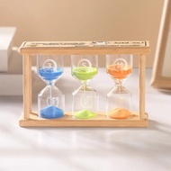 [Warrior2]  3/5/10Min 15/20/30Min 3 IN 1 Hourglass Sandglass Children Kid Gift Toy Sand Timer Hour G