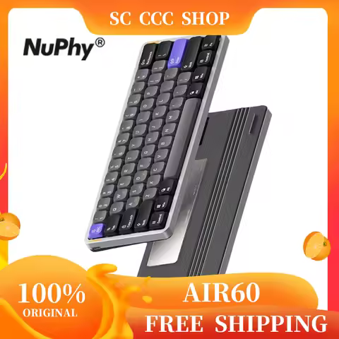 Nuphy Air60 He Mechanical Keyboard Esports Low Magnetic Axis Rapid Trigger Low Latency 61keys Hot Pl