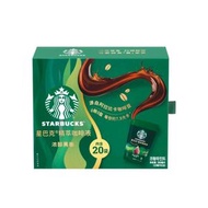 山姆會員商店 星巴克精萃咖啡液25ml*20袋 濃醇黑咖即溶咖啡【平行進口】
