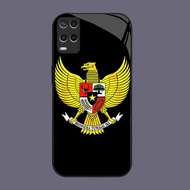 HK-59 Indonesia logo Glass Casing for OPPO Realme Narzo Reno 8 A55 8i 7 50 A54 9 Pro 5G