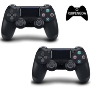 Wireless Controller 2-Pack for PS4: Bluetooth Gamepad Joystick for PC/Android/PS3/Steam 2 Unit Alat 