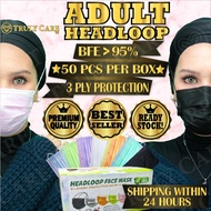 HEADLOOP MASK HIJAB FACE MASK HEAD LOOP FACE MASK HIJAB MASK HEADLOOP !!! READY STOCK
