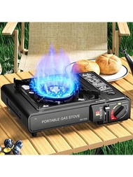 1 Pieza Estufa De Gas Portátil Para Camping De 2900w - ¡perfecta Para Picnics, Camping, Trekking, Pesca Y Todo Tipo De Actividades Al Aire Libre!