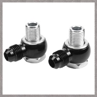 [M G L O] for 6AN x 1/4 NPSM Turbo 350 400 700R4 4L60E Transmission 90 Degree Banjo Fittings