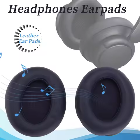 ABZZ-Replacement Ear Pads For Anker Soundcore Life Q30/Q35 Protein Leather Headphones Earpads