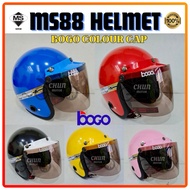 2024 New Bogo Colour Cap Visor with MS88 Helmet Motorcycle Topi MS88 Ori Helmet Sirim Lulus Visor Bo