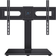 PERLESMITH Universal Swivel TV Stand Mount for 37-65,70,75 Inch LCD OLED Flat/Curved Screen TVs-Heig