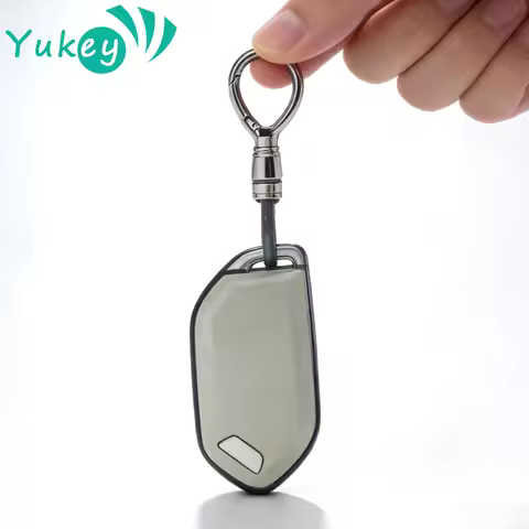 Transparent Shell Fob For Kia EV9 Picanto Sorento MQ4 Carnival KA4 Morning K5 Carens 2024 TPU Car Ke
