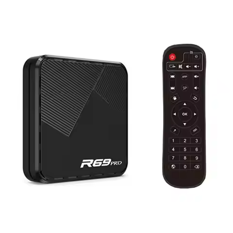 Advanced R69 PRO Andriod 14 TV Boxs Voice Control Smart Theater WIFI6 1000M Lan Bluetooth 8K 4K Vide