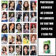 Photocard jkt48 1 set contains 25 pcs Zee Freya think donut Photocard JKT 48