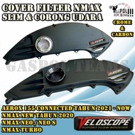 NMAX AEROX NEW NEO TURBO FILTER COVER SLIM VELOSCOPE AIR FILTER COVER WITH FUNNEL NMAX AIR FILTER CO